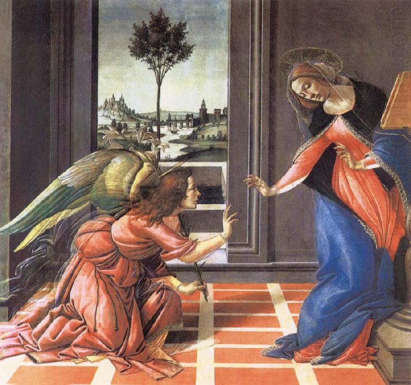 Sandro Botticelli The Verkundigung china oil painting image
